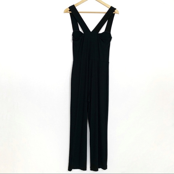 Reformation Landry Jumpsuit Black Size Medium - Picture 6 of 8